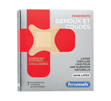Pansements genoux et coudes, 7 unités