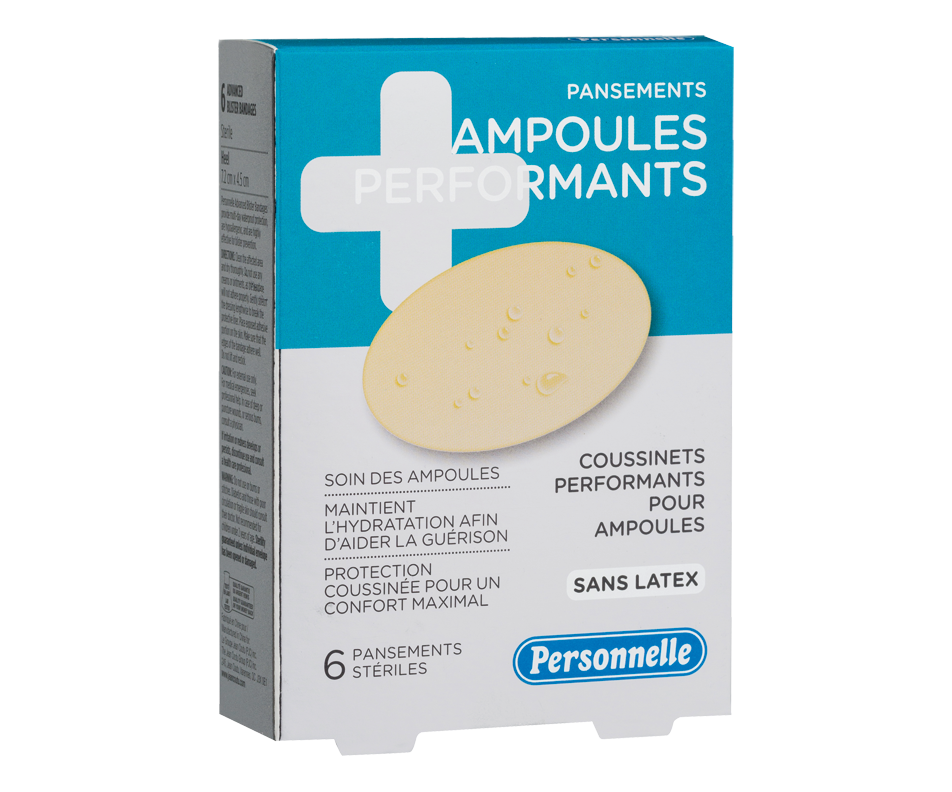 performants pour ampoules, talon, 6 unités Personnelle