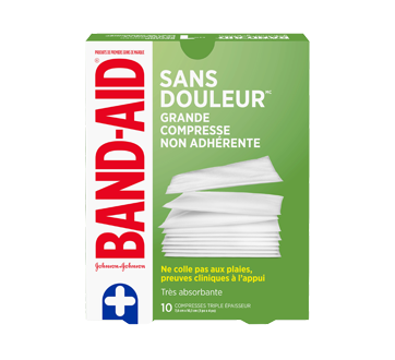 Image 1 du produit Band-Aid - Compresses non adhérentes, 10 unités 