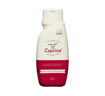 Image du produit Caprina - Gel nettoyant au lait de chèvre frais, 500 ml, formule originale