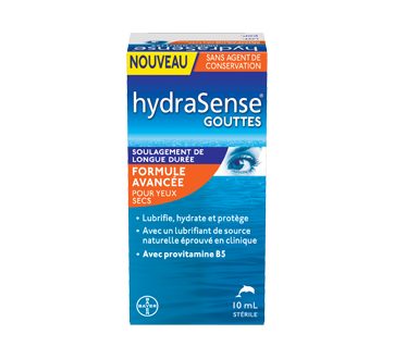 Image du produit HydraSense - Gouttes formule avancée pour yeux secs, 10 ml