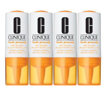 Fresh Pressed amplificateur quotidien avec vitamine C pure, 4 x 10 ml