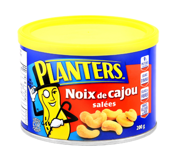 Image du produit Planters - Noix de cajou salées, 200 g