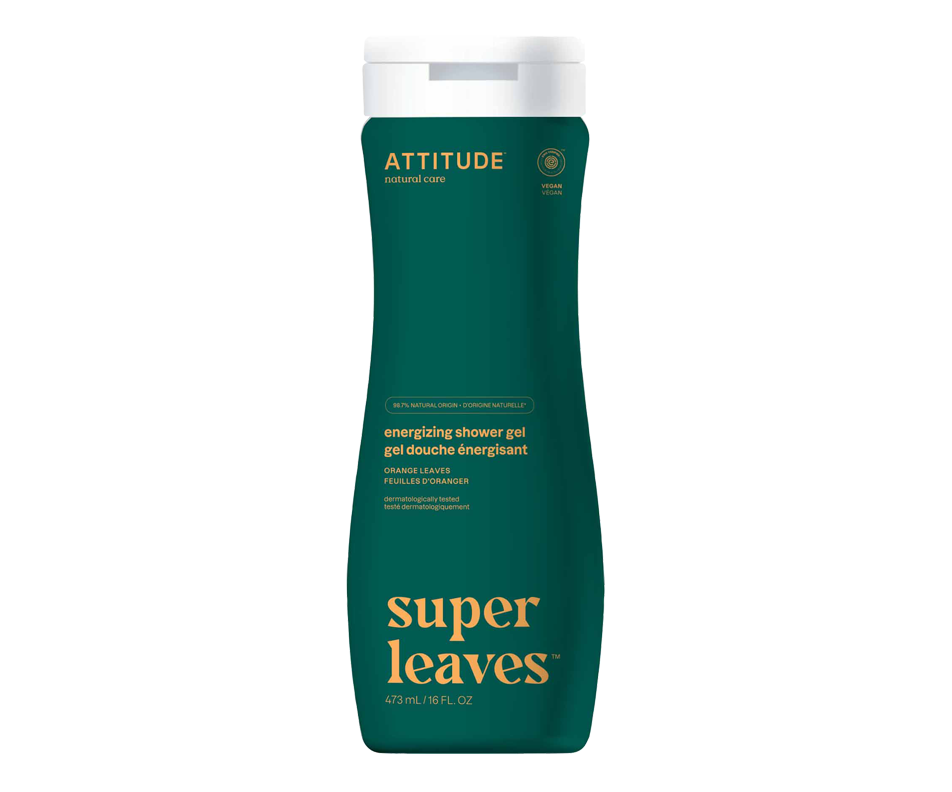 Super Leaves gel douche naturel énergisant, 473 ml Attitude Gel