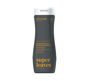 Super Leaves soin sport 2 en 1 pour homme, 473 ml, ginseng et huile de pépins de raisin