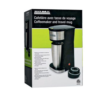 Cafetière avec tasse de voyage, 1 unité