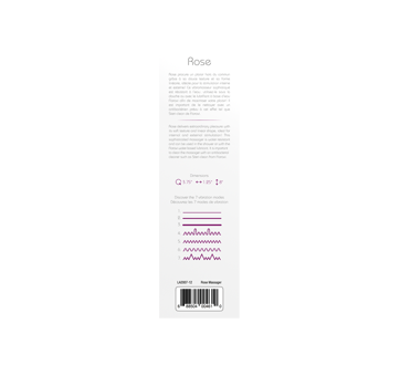 Image 2 du produit Floravi - Vibromasseur personnel, 1 unité, Rose