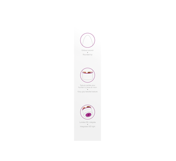 Image 6 du produit Floravi - Vibromasseur personnel, 1 unité, Rose