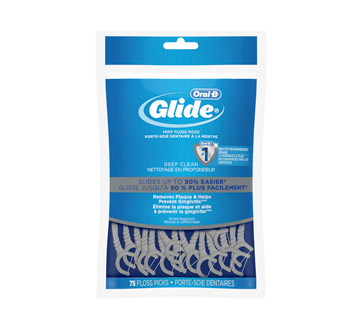 Glide Pro-Santé porte-soie dentaire, 75 unités, menthe fraîche