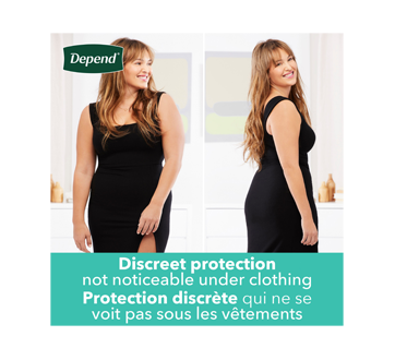 Image 6 du produit Depend - Fresh Protection sous-vêtement d'incontinence pour femmes absorption maximale, rosée - petits, 19 unités