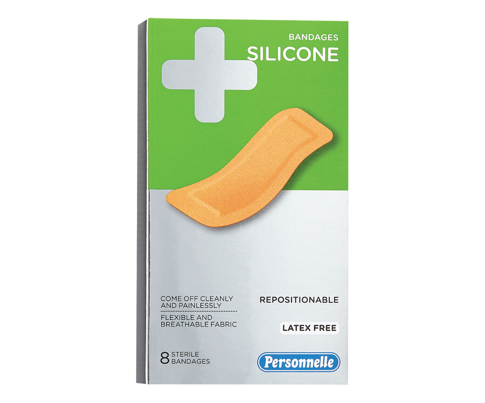 Pansements de silicone, 8 unités Personnelle Pansements, compresses