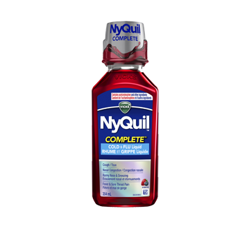 Image du produit Vicks - NyQuil Complete liquide rhume et grippe, 354 ml, baies