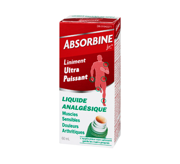 Image 1 du produit Absorbine jr. - Liniment ultra puissant liquide analgésique, 60 ml