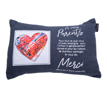 Coussin, à mes parents, 1 unité