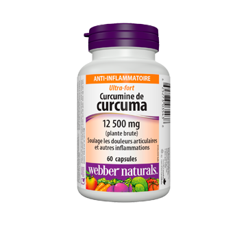Image du produit Webber Naturals - Curcumine de curcuma ultra-fort 12 500 mg, 60 unités