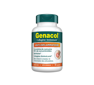 Anti-inflammatoire avec collagène, curcumine de curcuma et BioPerine, 90 unités
