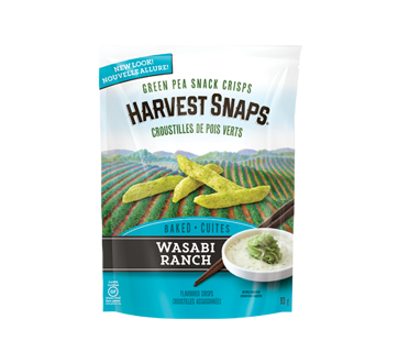 Snapea Crisps croustilles de pois verts, 93 g, Wasabi Ranch