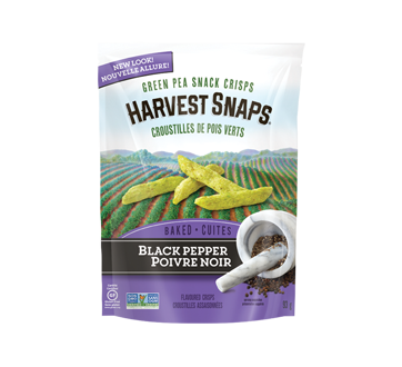 Image du produit Harvest Snaps - Snapea Crisps, 93 g, poivre noir