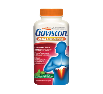 Image du produit Gaviscon - Gaviscon Maxi Soulagement, 50 unités, menthe