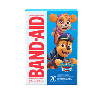 Image du produit Band-Aid - Pat Patrouille pansements adhésifs assortis, 20 unités