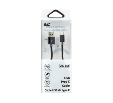 Image du produit ibiZ - Câble USB de type C, 1 unité