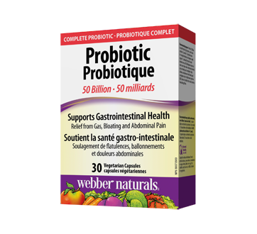 Image du produit Webber Naturals - Probiotique 50 millards, capsules végétariennes, 30 unités