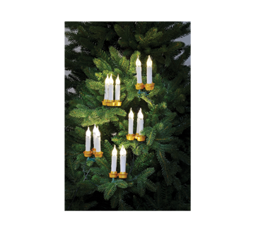 Image 2 du produit Danson Décor - Ensemble de chandelles triple à lumières intérieur, 1 unité, blanc chaud