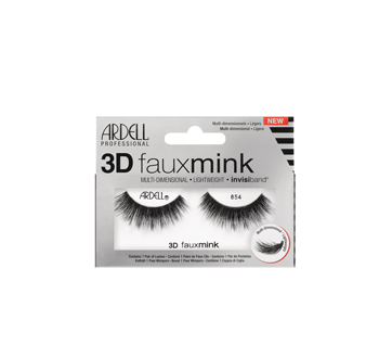 Mink 3D faux-cils, 1 unité, # 854