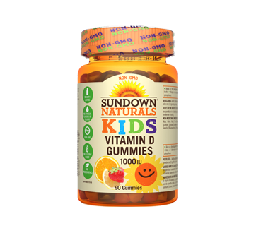 Image 1 du produit Sundown Naturals - Kids Vitamine D gélifiés, 90 unités