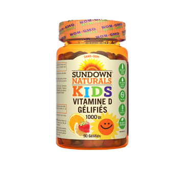 Image 2 du produit Sundown Naturals - Kids Vitamine D gélifiés, 90 unités