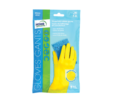 Gants de nettoyage en caoutchouc, 1 unité, petit