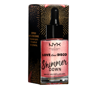 Love Lust Disco huile pour le corps brillante Shimmer Down, 1 unité