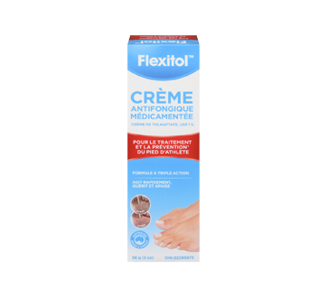 Image 1 du produit Flexitol - Crème antifongique médicamentée pour les pieds, 56 g