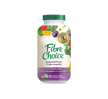 Image du produit Fibre Choice - Fibres prébiotiques à prise quotidienne, 90 unités, Fruits assortis