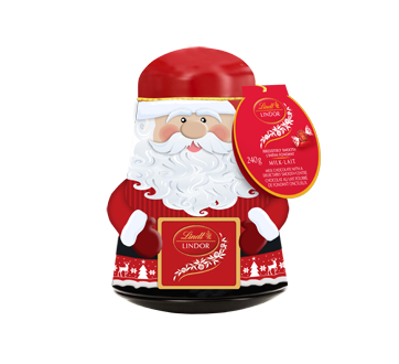 Lindor truffes et boîte en forme de père Noël, 240 g, chocolat au lait –  Lindt : Boite