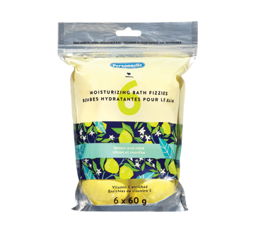 Bombes hydratantes pour le bain, 6 x 60 g