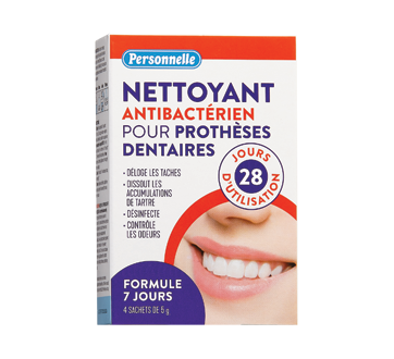 Antibacterien pour prothèses dentaires, 4 unités