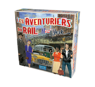 Image 2 du produit Asmodee Canada - Les aventuriers du rail New-York version française, 1 unité