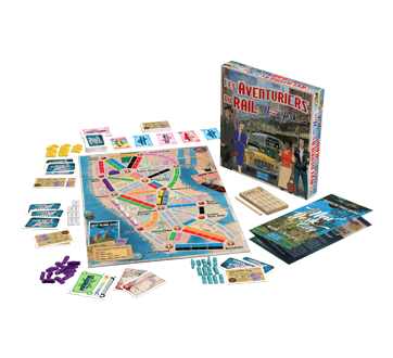 Image 3 du produit Asmodee Canada - Les aventuriers du rail New-York version française, 1 unité