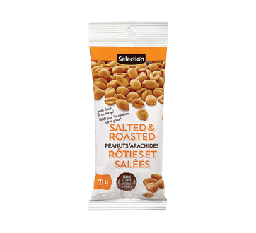 Arachides rôties et salées, 70 g
