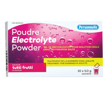 Image du produit Personnelle - Poudre électrolyte, 10 x 5 g, tutti frutti