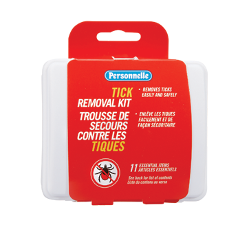 Trousse de secours contre les tiques, 11 unités
