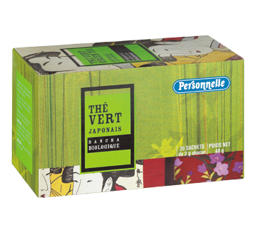 Thé vert bancha, 20 unités, biologique