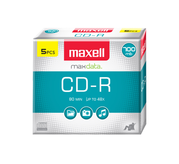 CD-R 700 MB, 5 unités