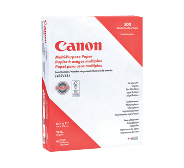 Papier à usages multiples, 500 unités – Canon : Cahiers de notes