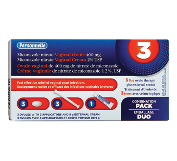 Creme Vaginale Traitement 3 Jours Personnelle Antifongique Jean Coutu