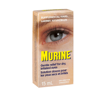 Murine larmes artificielles, 15 ml – Murine : Goutte pour les yeux