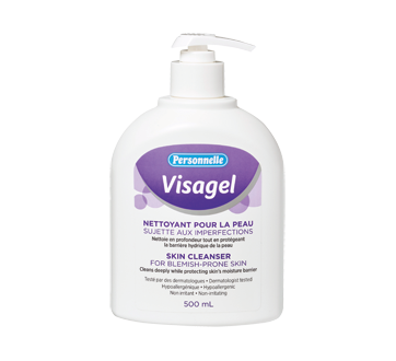 Visagel nettoyant pour la peau sujette aux imperfections, 500 ml
