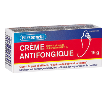 Image du produit Personnelle - Crème antifongique, 15 g