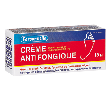 Creme Antifongique 15 G Personnelle Antifongique Pied D Athlete Jean Coutu